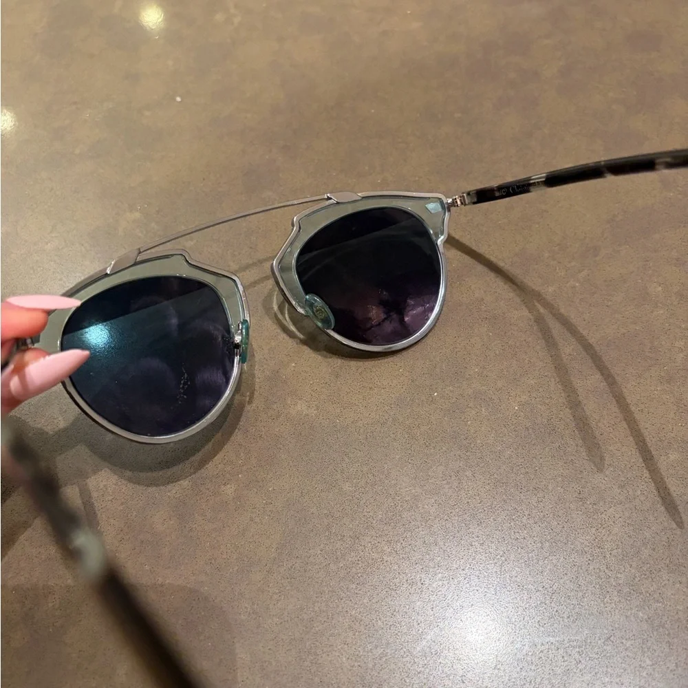 Authentic Dior So Real Silver Sunglassses - Picture 6 of 9